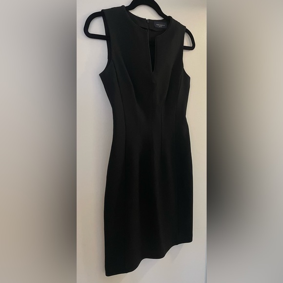 Piazza Sempione Black V-Neck Dress - Picture 1 of 3